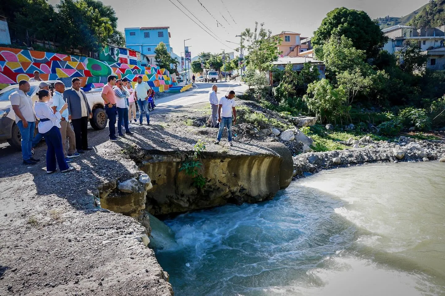 Imagen relacionada con información oficial del inapa sobre el saneamiento del arroyo gurabo